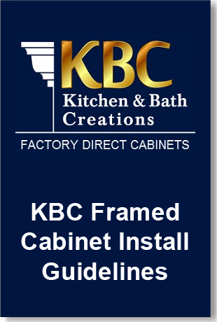 KBC Framed Cabinet Install Guide Downloadable PDF