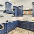 Kitchen Design Blue 1