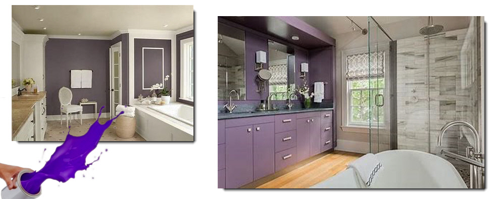 Bathroom Design - Ultra Violet