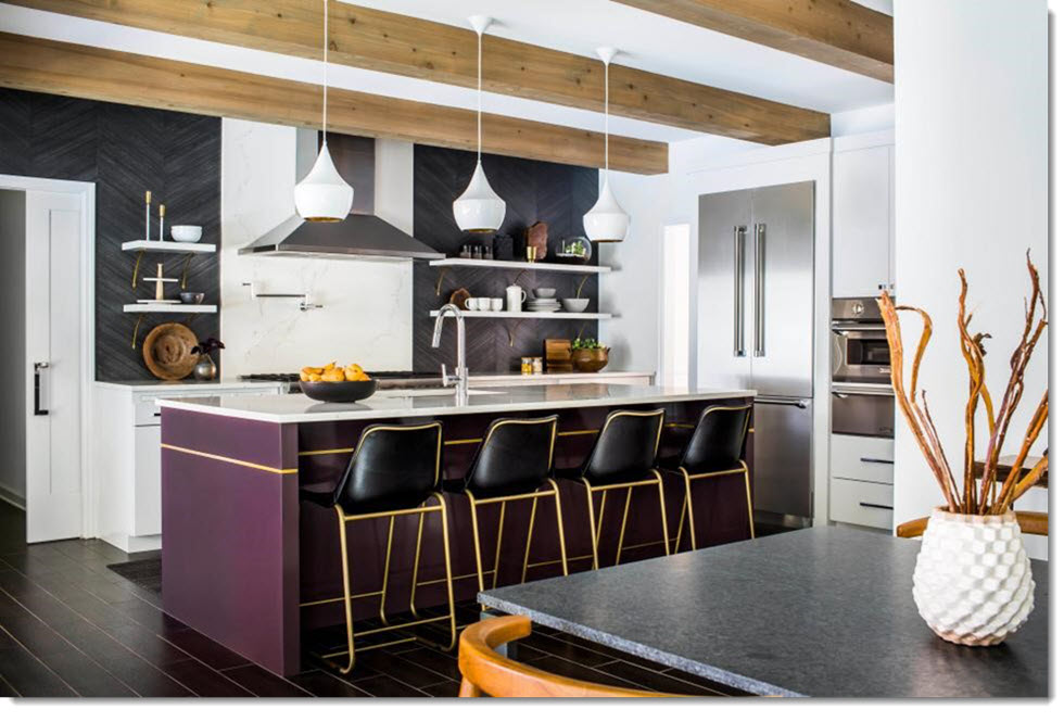 Kitchen Design Trends - Ultra Violet