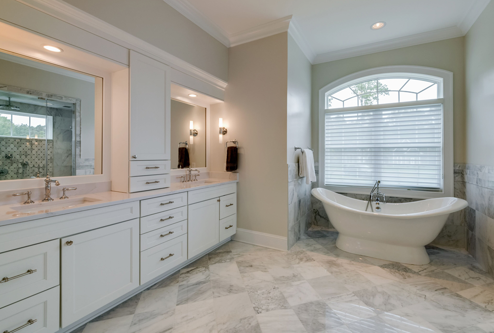 Master Bath With Freestanding Tub