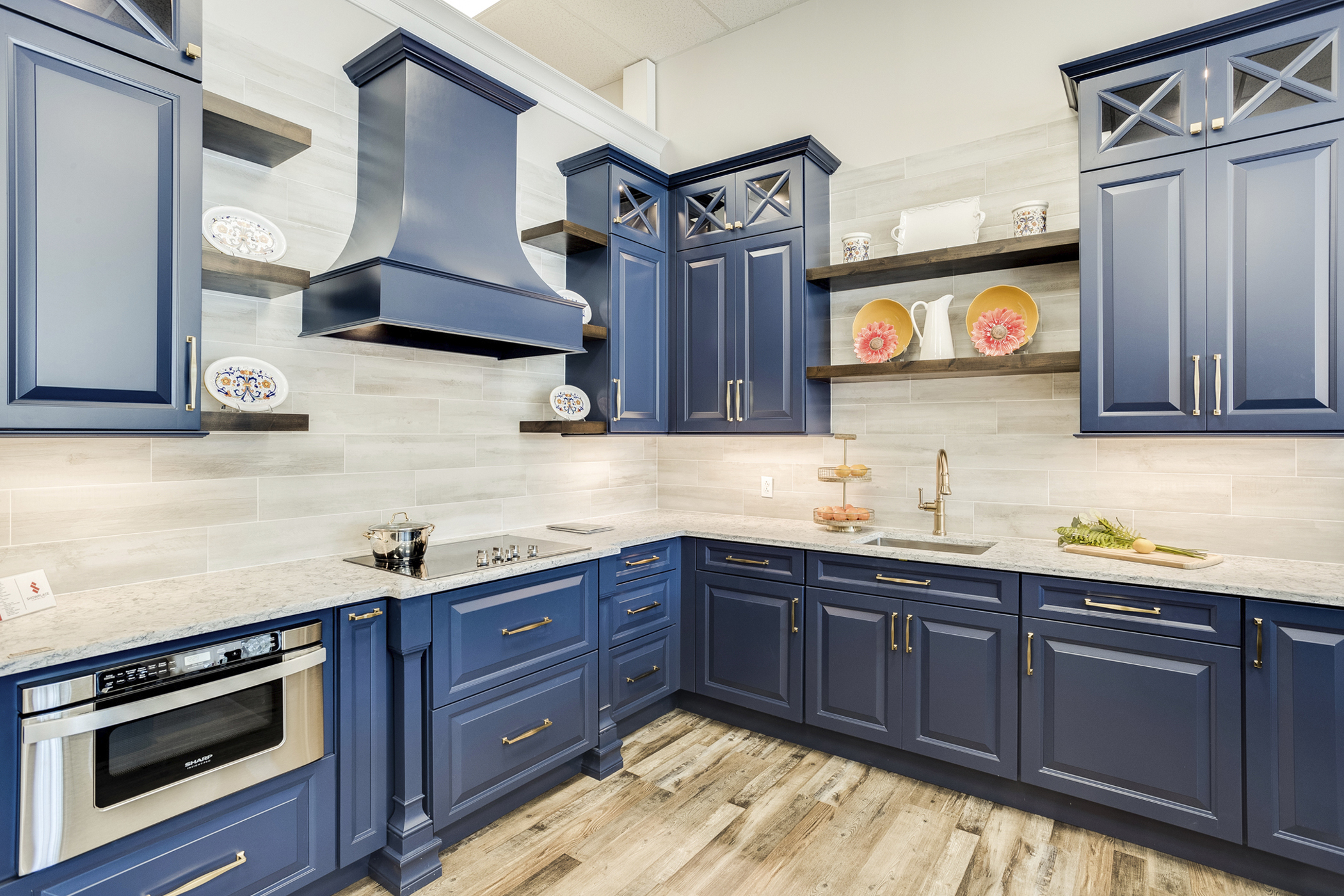 Kitchen Design Blue 3