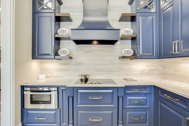 Kitchen Design Blue 2