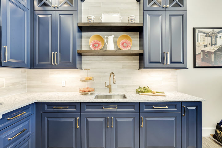 Kitchen Design Blue 3